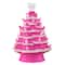 10" Hot Pink Miss Valentine Ceramic Tree